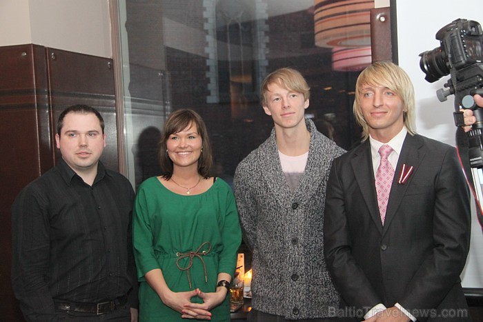 Nominācijas  «2010.gada labākais kokteilis» pretendenti - Deniss Smirnovs, Ieva Skaldere, Oskars Vētra un Andris Reizenbergs